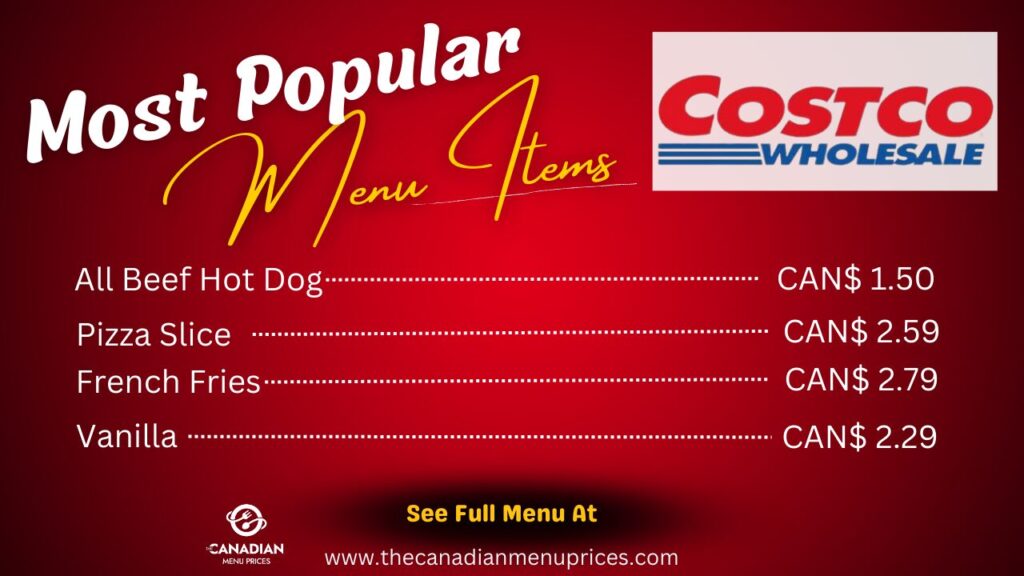 Most Popular Menu Items at Coscoto food court