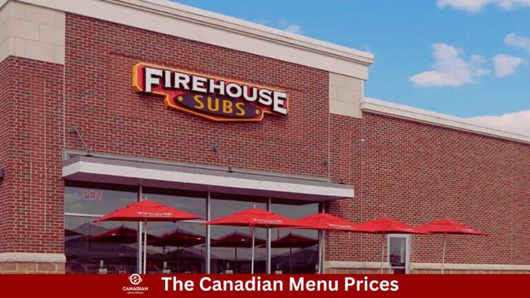 Firehouse Subs Menu Prices In Canada