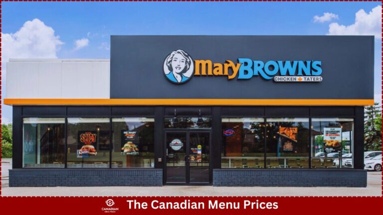 Mary Brown’s Menu Prices In Canada