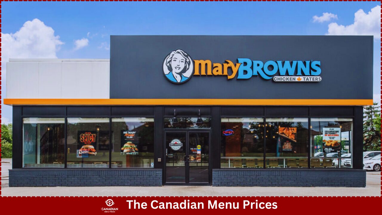 mary brown's menu prices canada