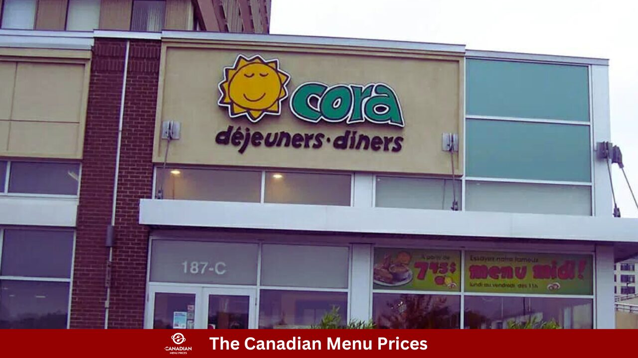 Cora Menu Prices in Canada