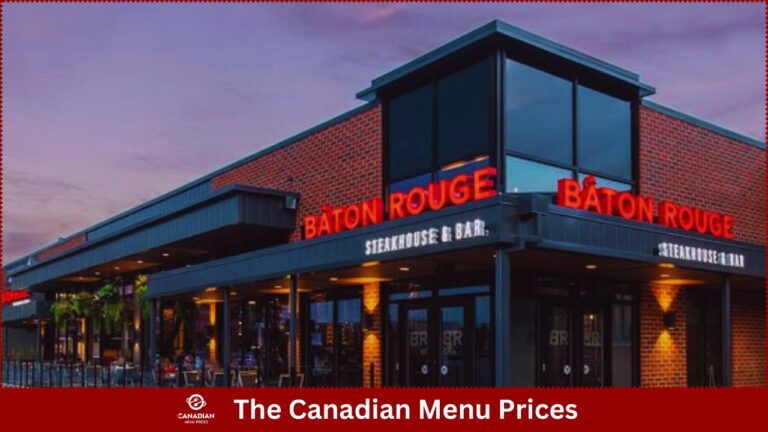 Bâton Rouge Menu Prices In Canada