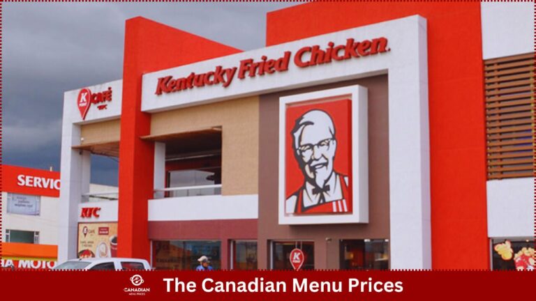 KFC Menu Prices in Canada