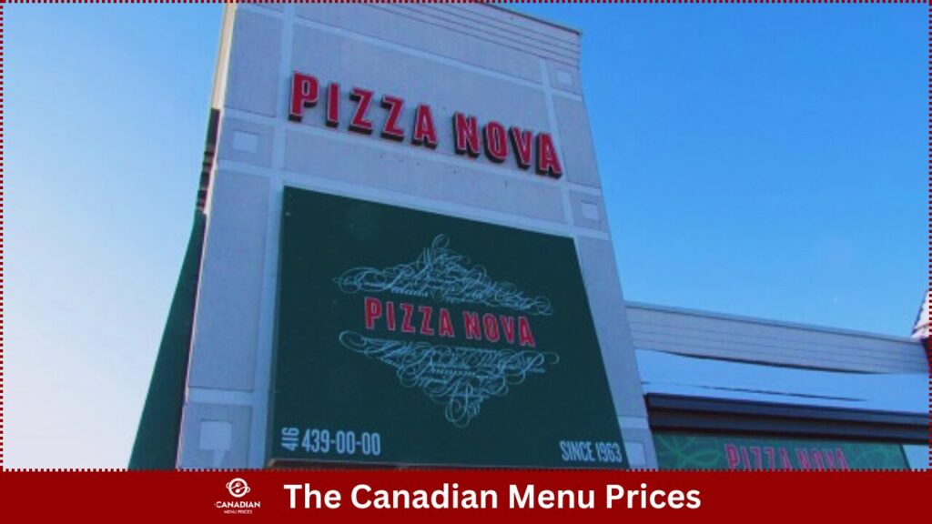 Pizza Nova Menu Prices in Canada