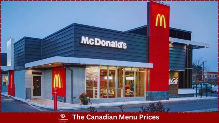 McDonald’s Menu Prices in Canada