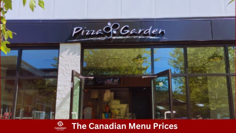 Pizza Garden Menu Prices In Canada