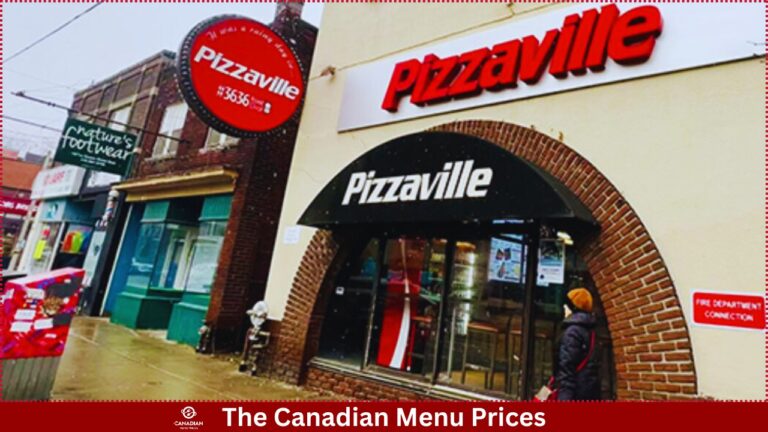 Pizzaville Menu Prices In Canada