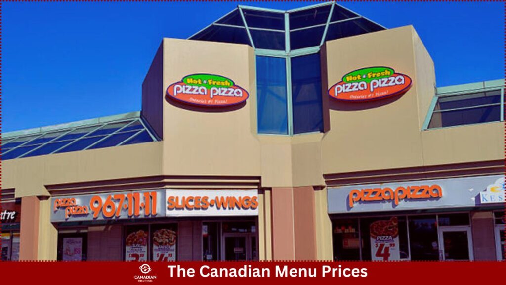 Pizza Pizza Menu Prices in Canada