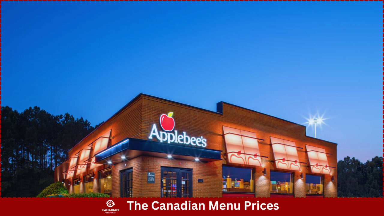 Applebee's Menu Prices in Canada