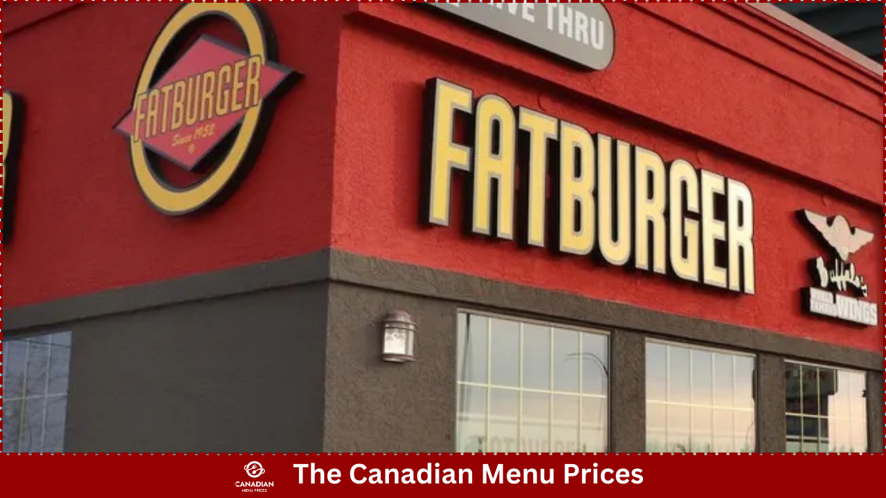 FatBurger Menu Prices in Canada