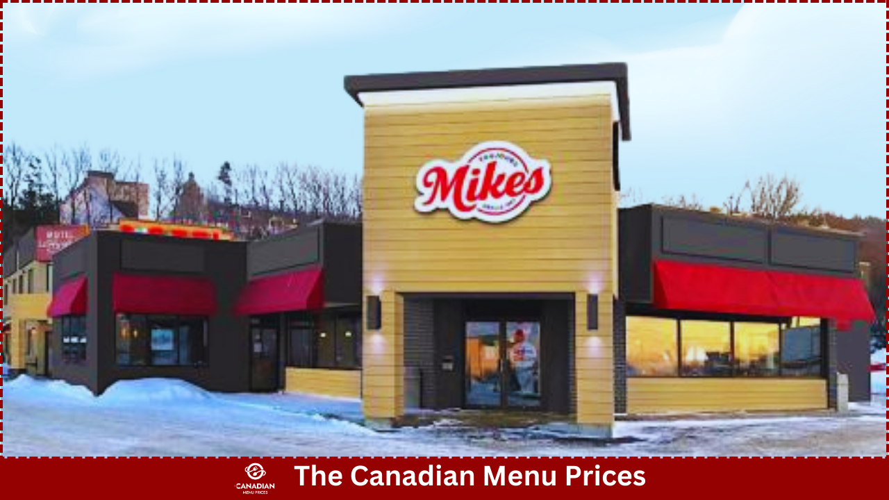 Toujours Mikes Menu Prices in Canada